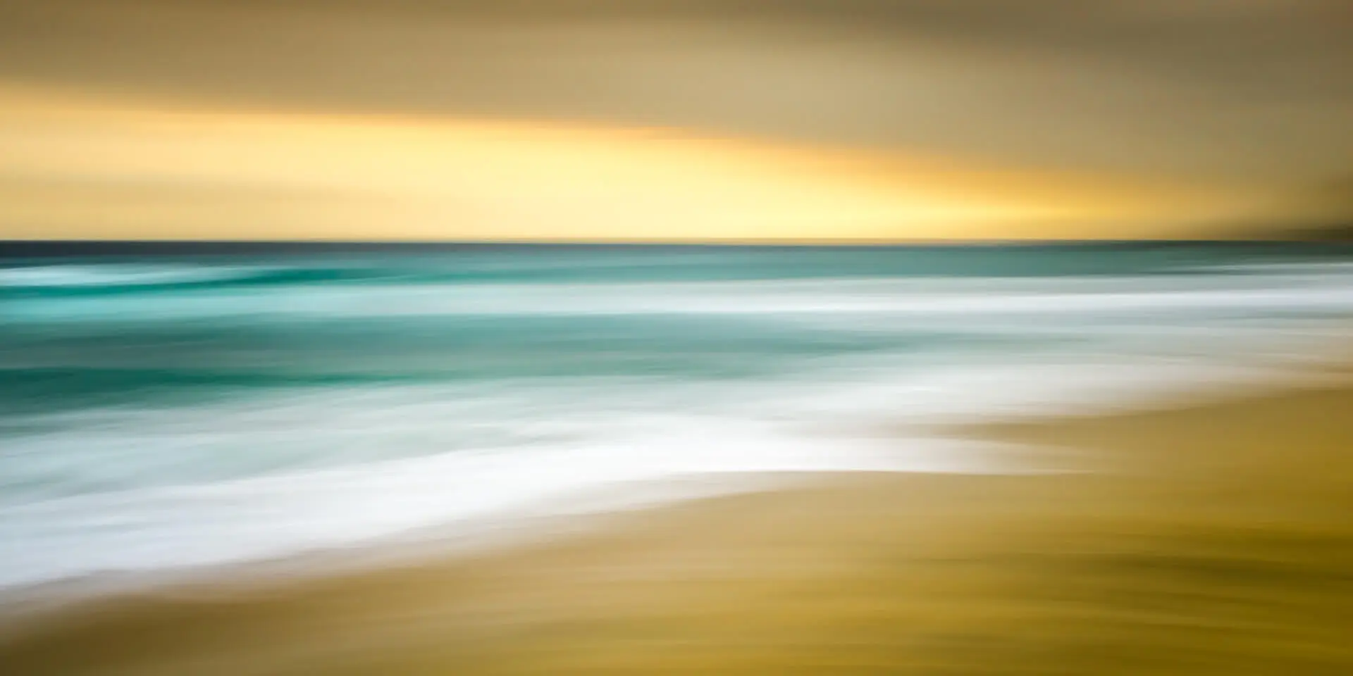Blurred seascape - sunrise #1