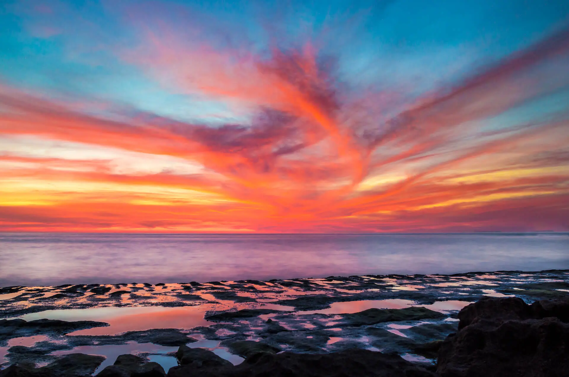 Unreal sunset (it`s real!)