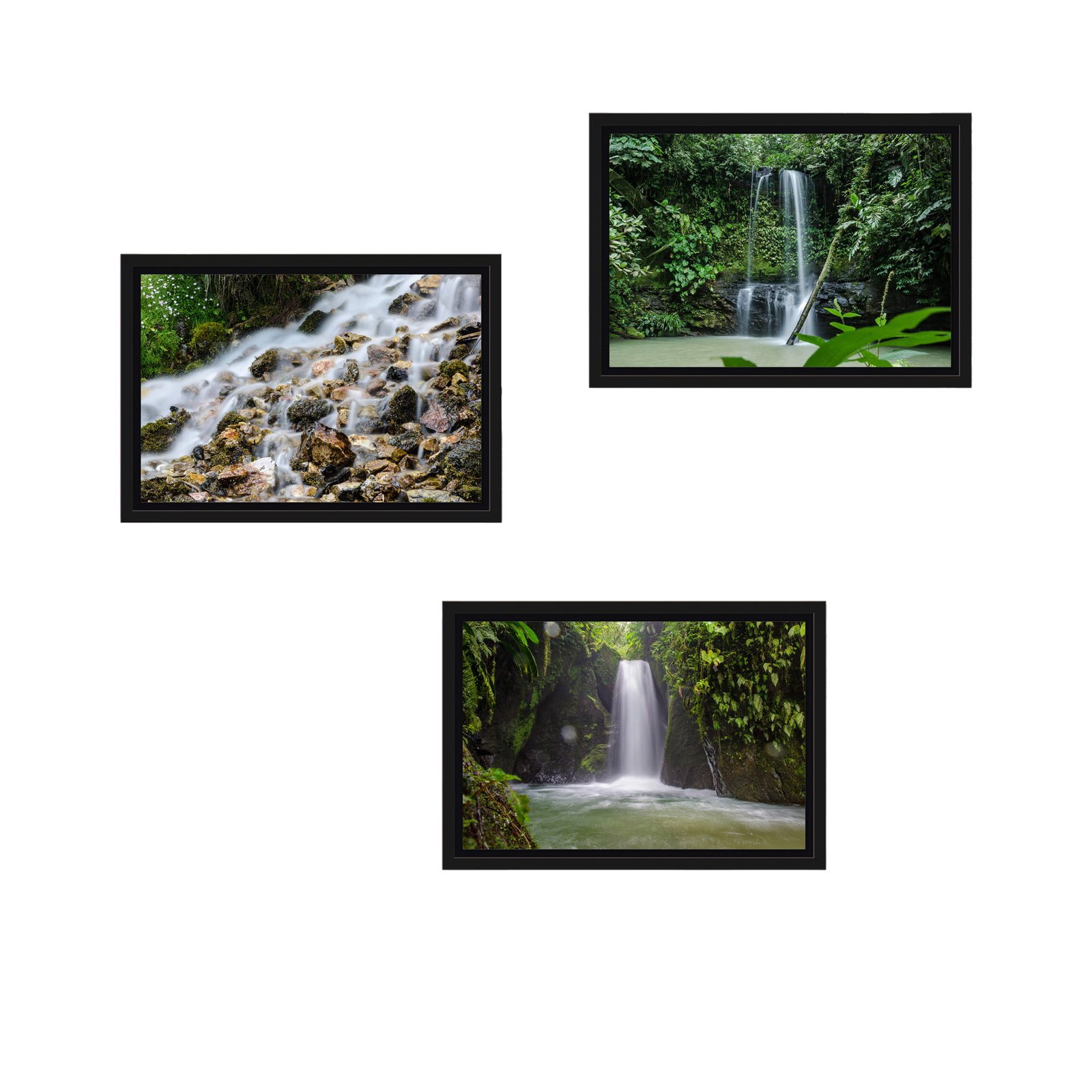 Schattenfugenrahmen-SET-Wasserfälle-30x20cm-