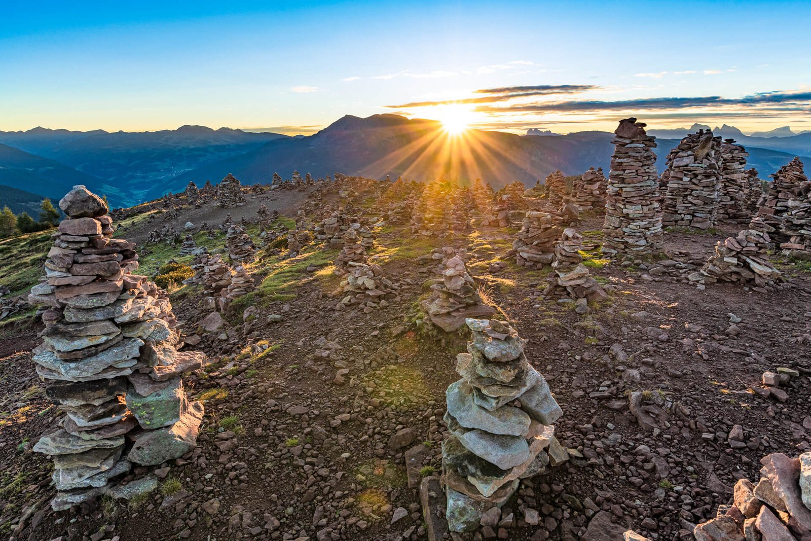 Stoanerne Mandln – Sonnenaufgang